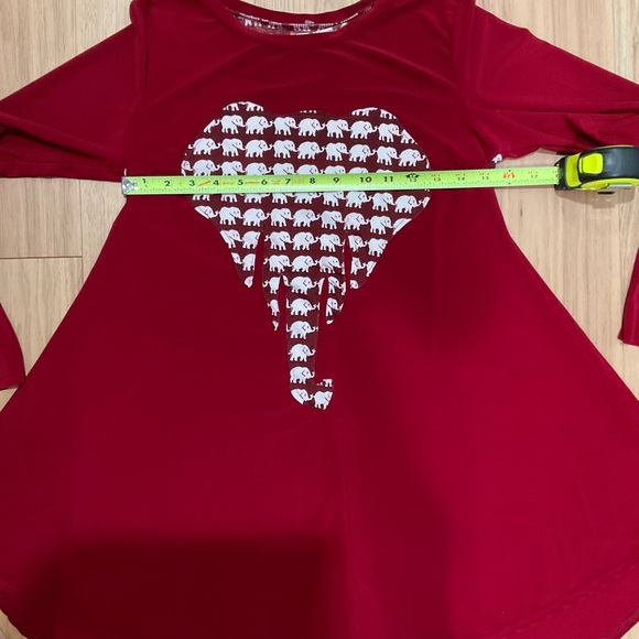 Alabama Tunic with Elephant Design, Size Medium - Picture 7 of 7